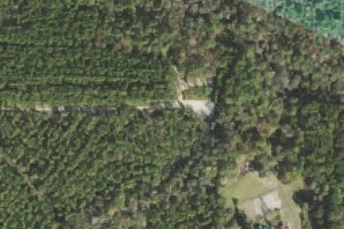 Aerial view of Catface Corner Campground