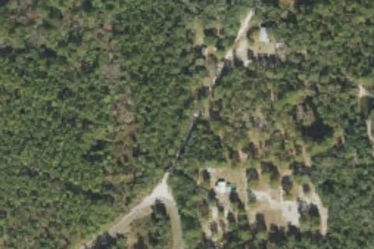 Aerial view of St Mary's Cove