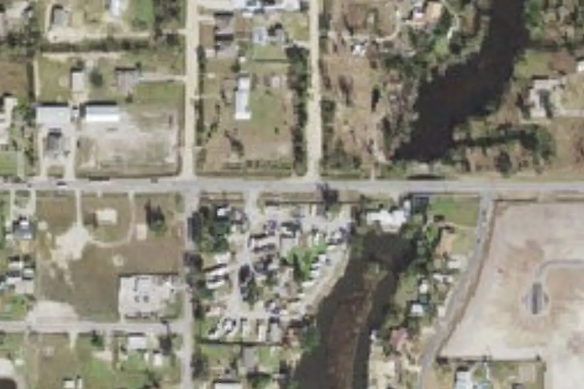 Aerial view of Deerhaven RV Park