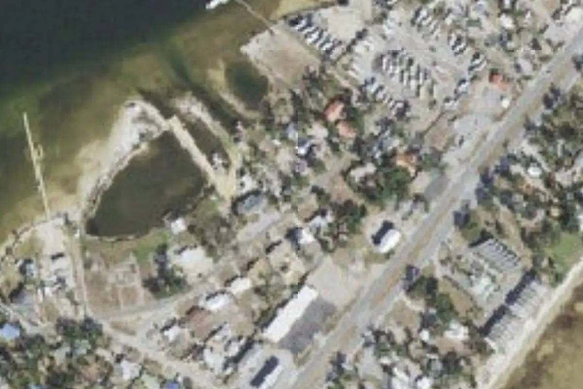 Aerial view of Nautical Point RV Park