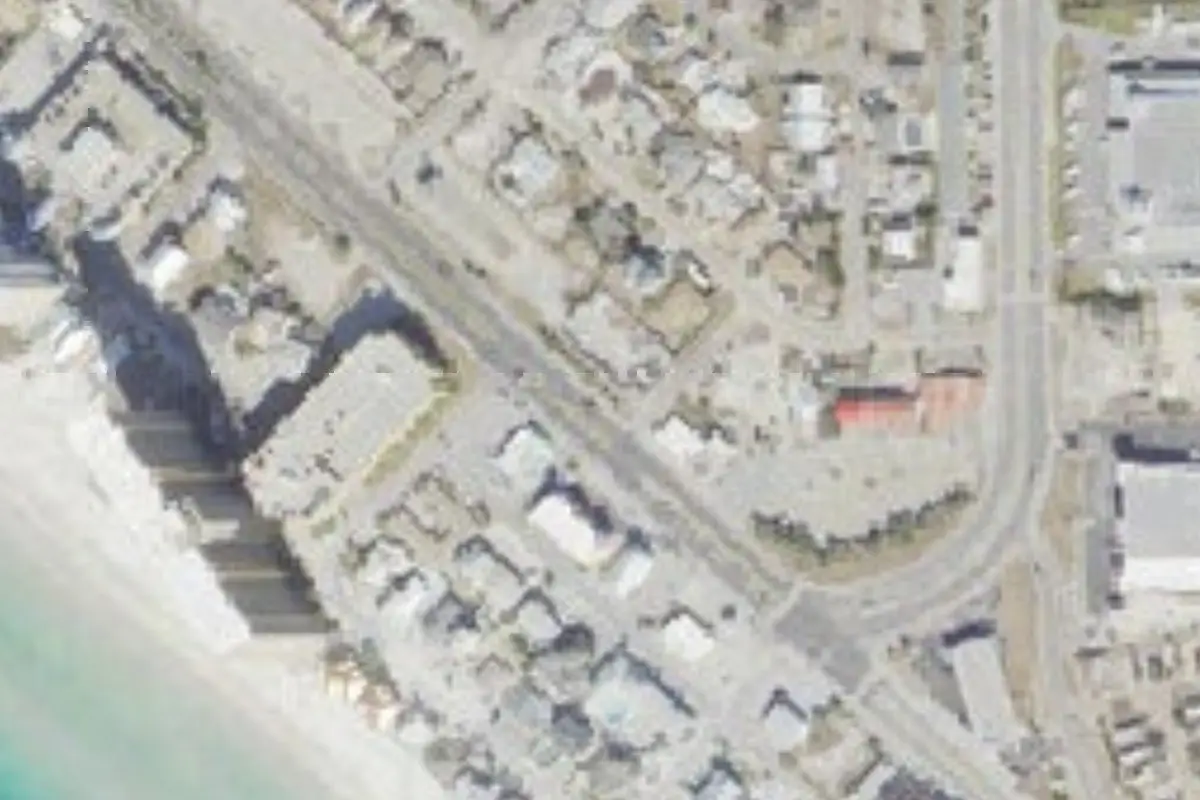 Aerial view of Panama City Beach RV Resort