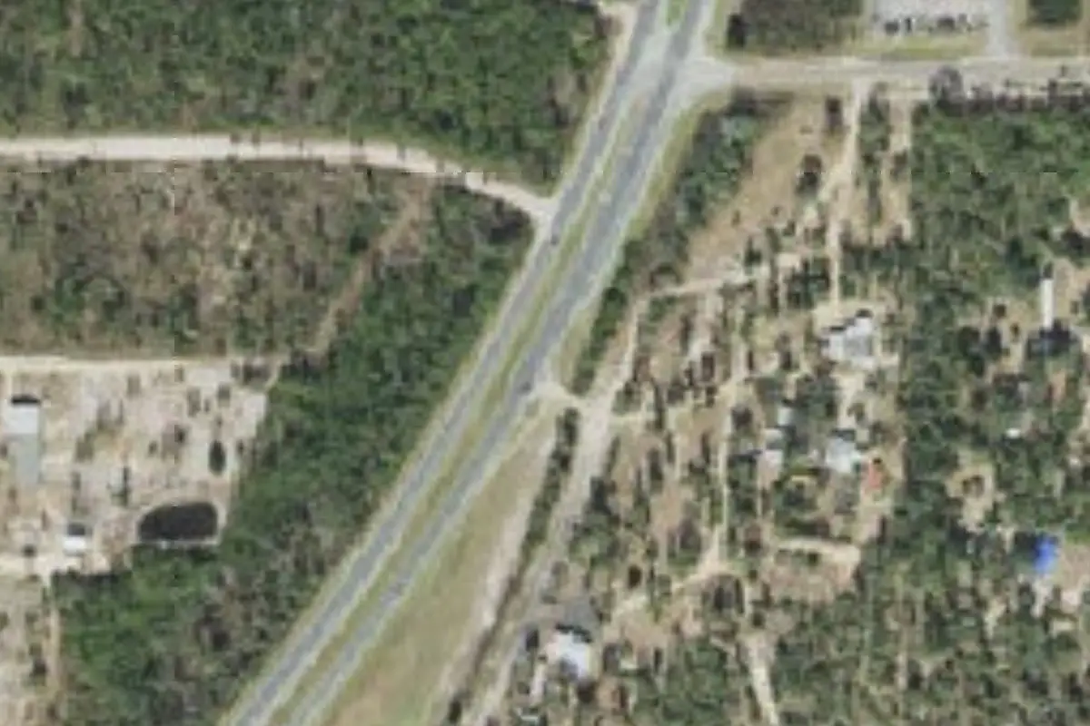 Aerial view of Pine Lake RV Park