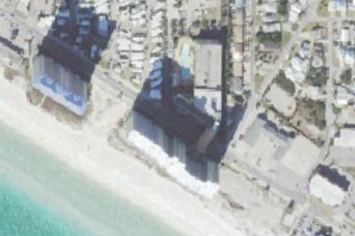 Aerial view of Reid's Court