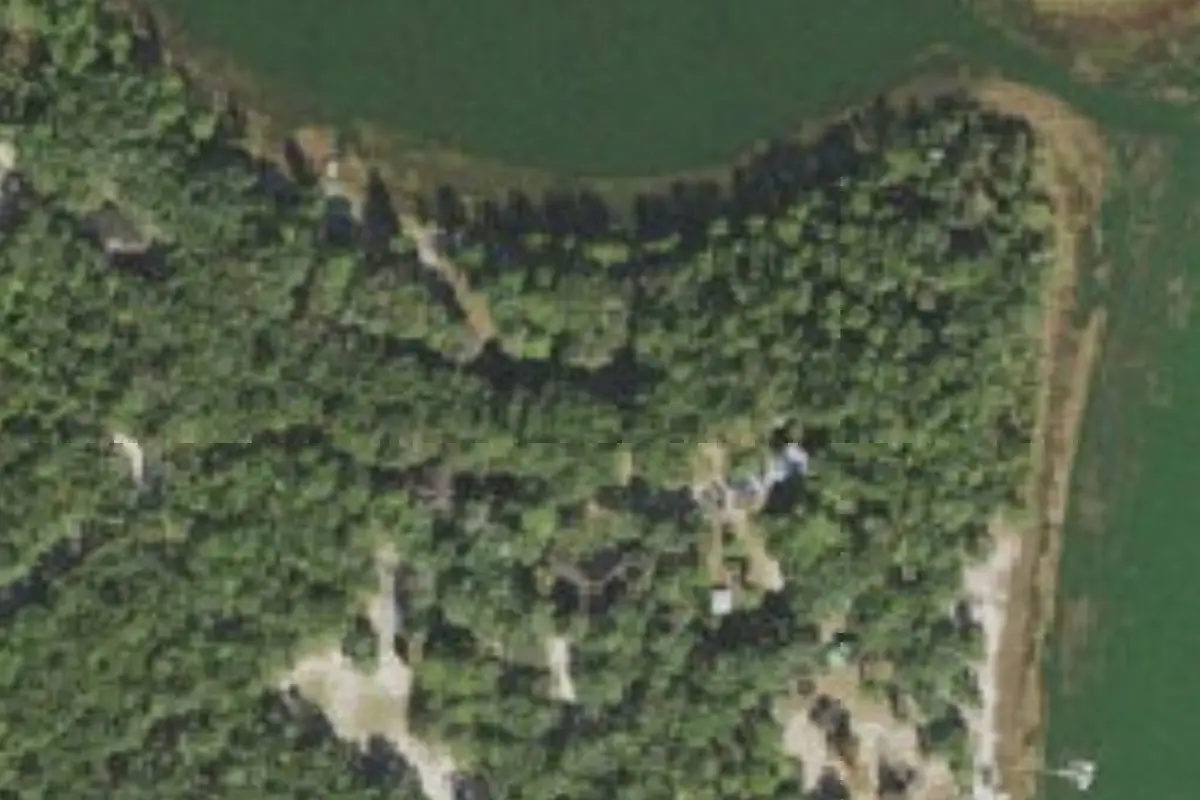 Aerial view of Montgomery Center (Camp Montgomery)