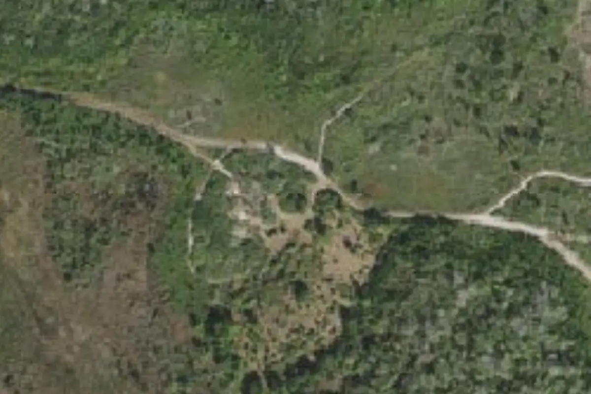 Aerial view of Buck Lake Conservation Area campsites