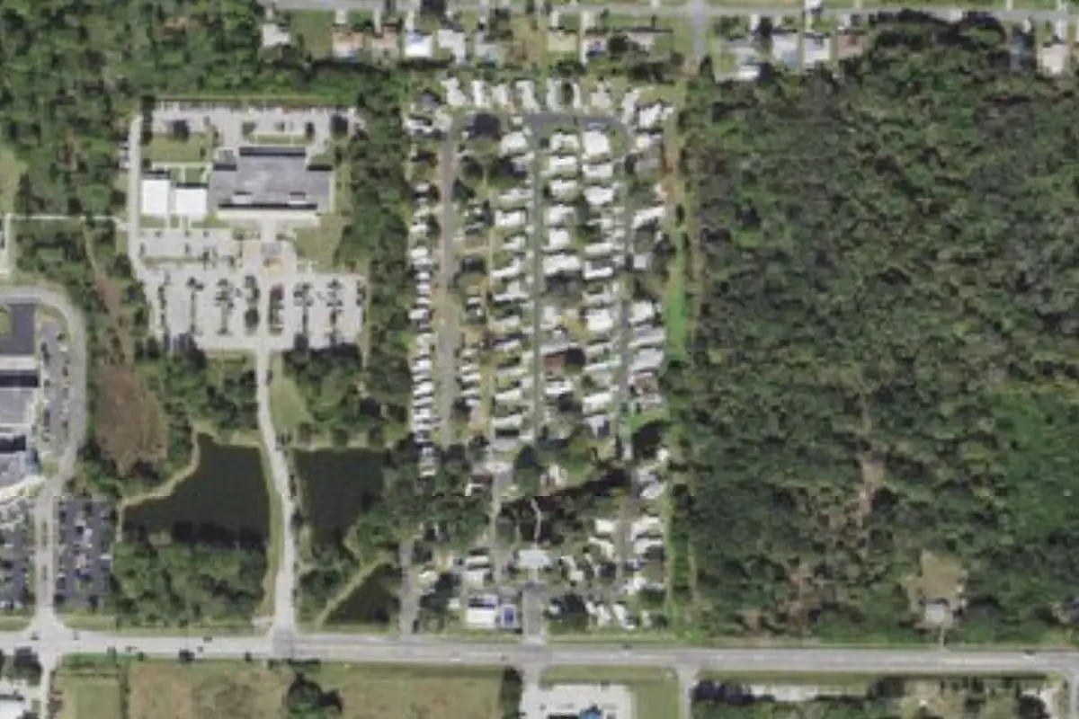 Aerial view of Enchanted Lakes