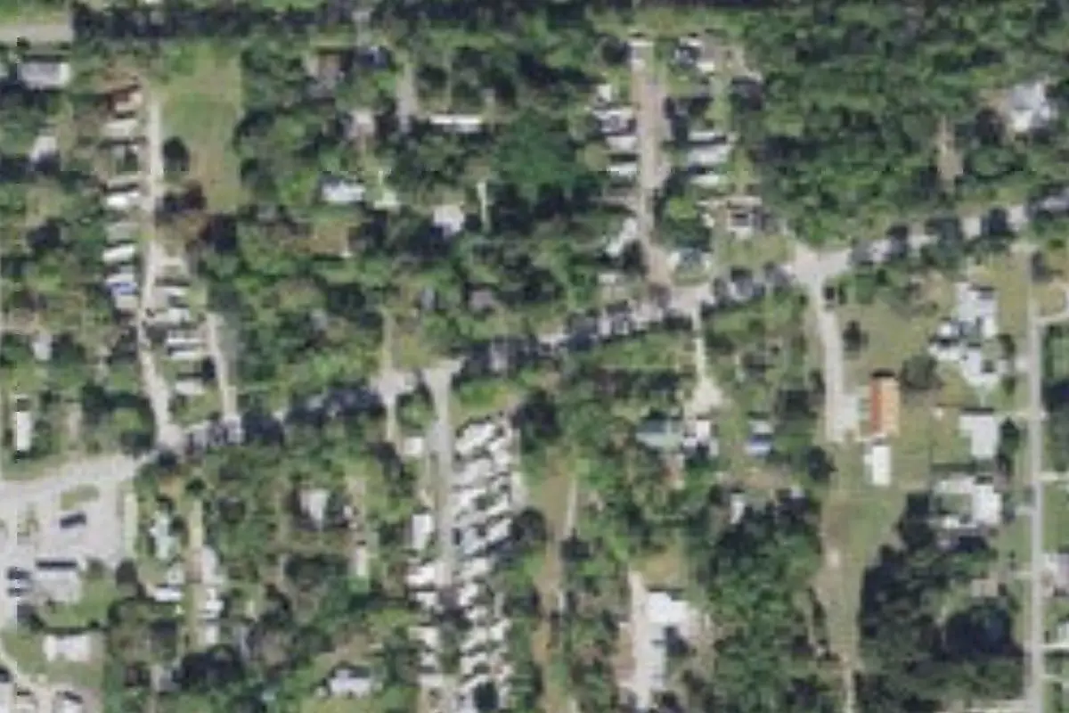 Aerial view of Hibiscus Mobile Haven