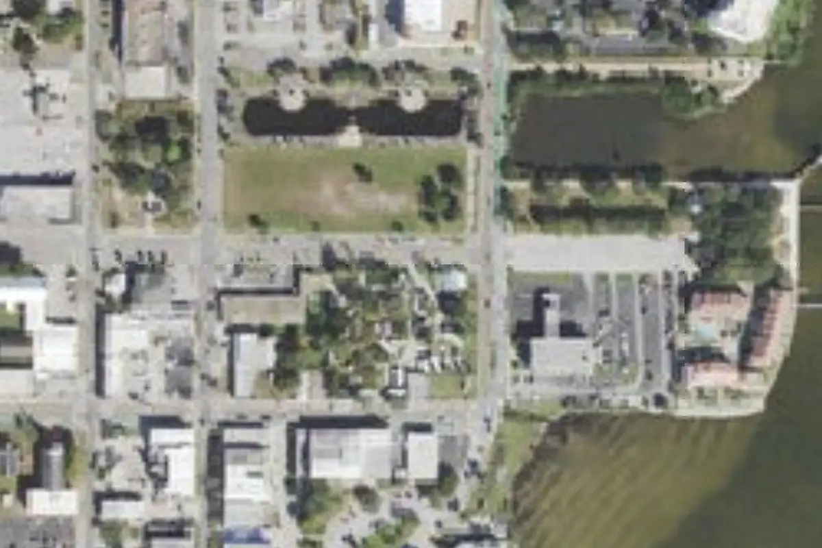 Aerial view of Indian River RV Park