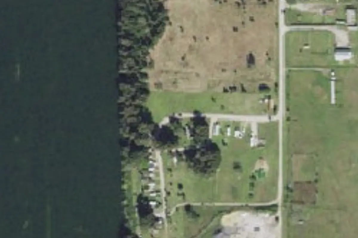 Aerial view of Koka Moon Kampsite
