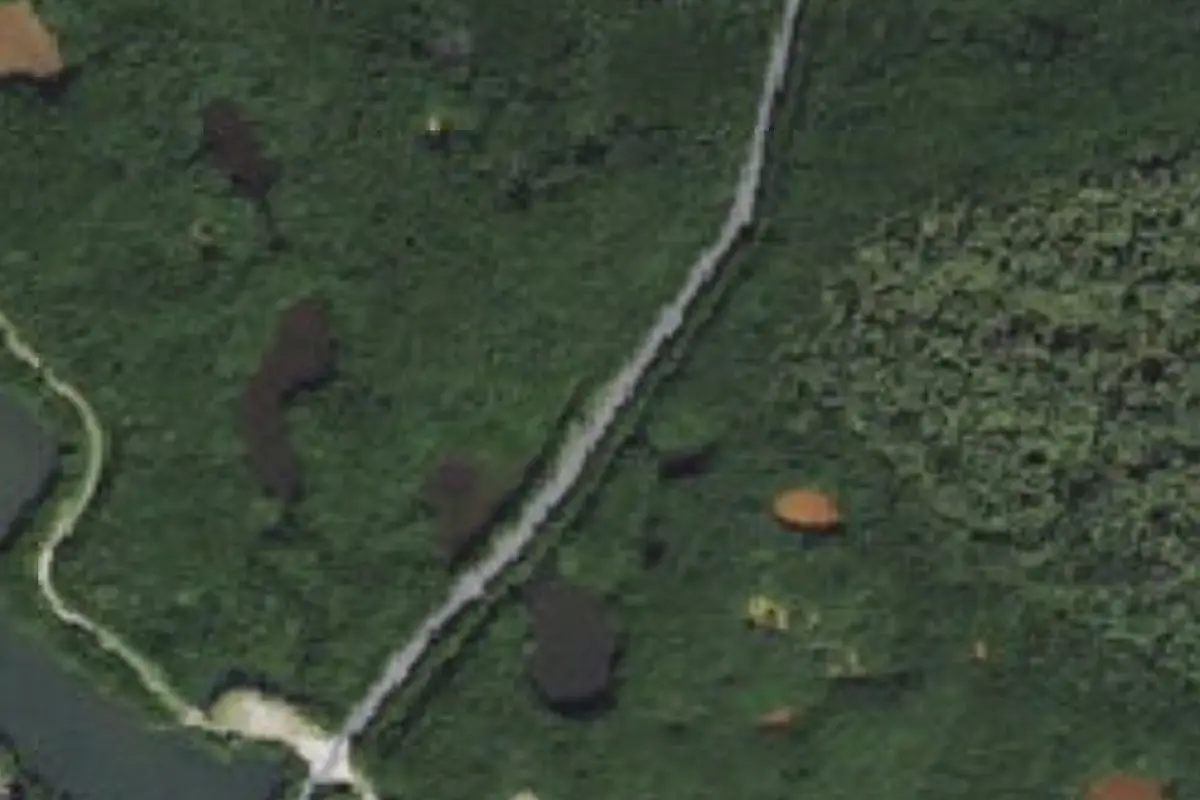 Aerial view of Long Point Park and Campground