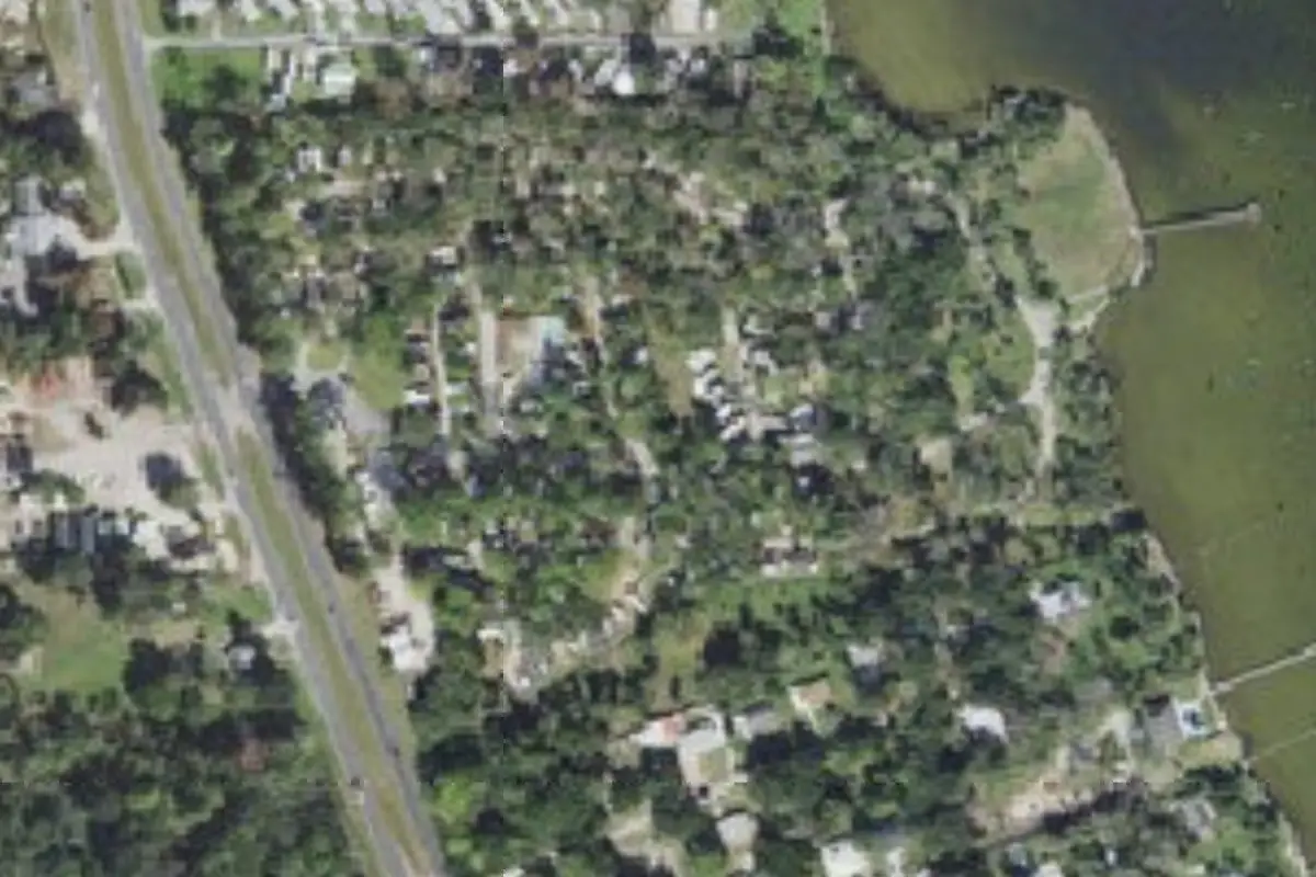 Aerial view of Manatee Hammock Park