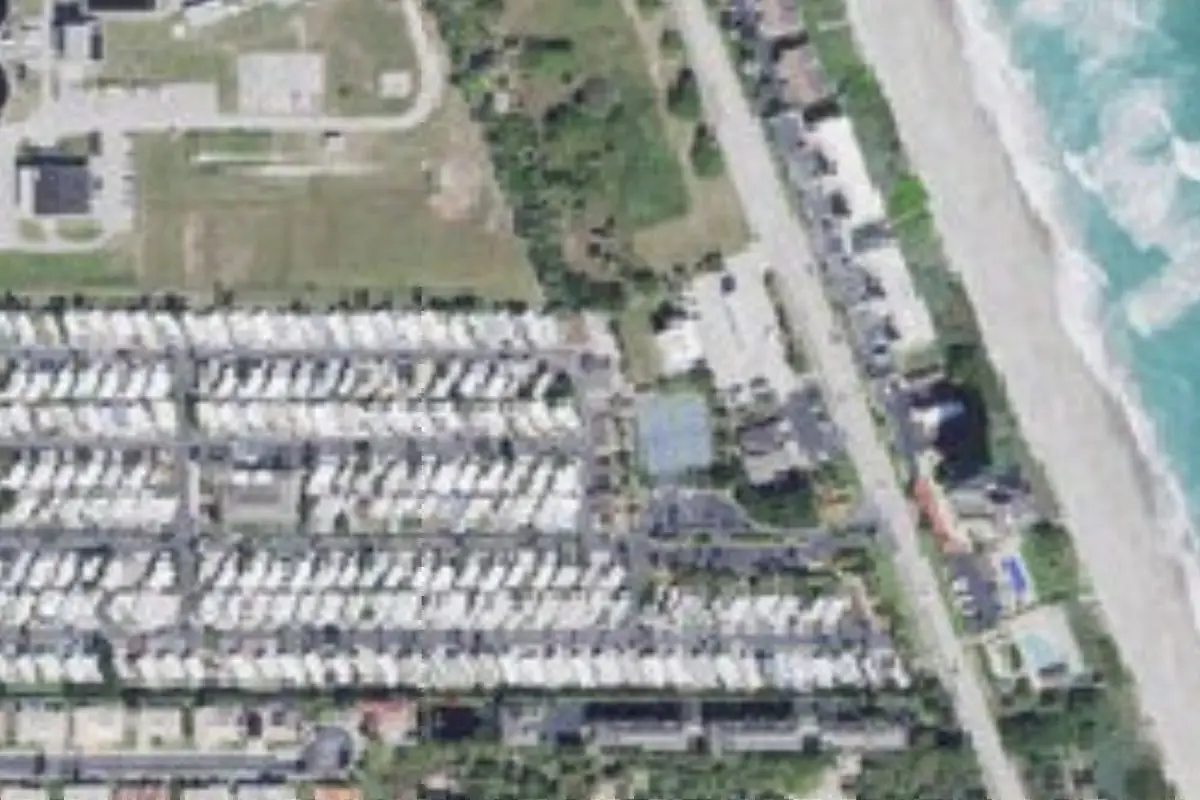 Aerial view of Outdoor Resorts Melbourne Beach