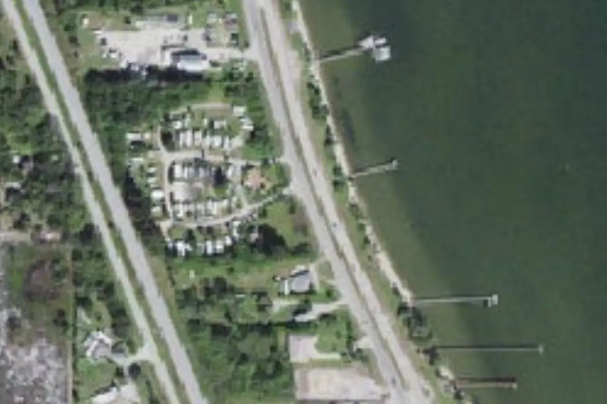 Aerial view of Orbit RV Park