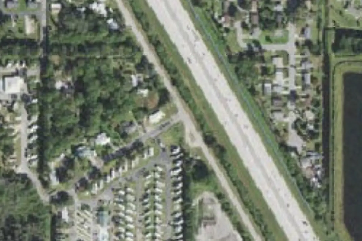 Aerial view of Sonrise Palms RV Park