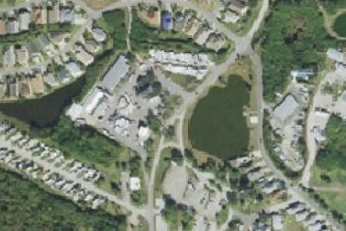 Aerial view of The Great Outdoors Nature, RV & Golf Resort