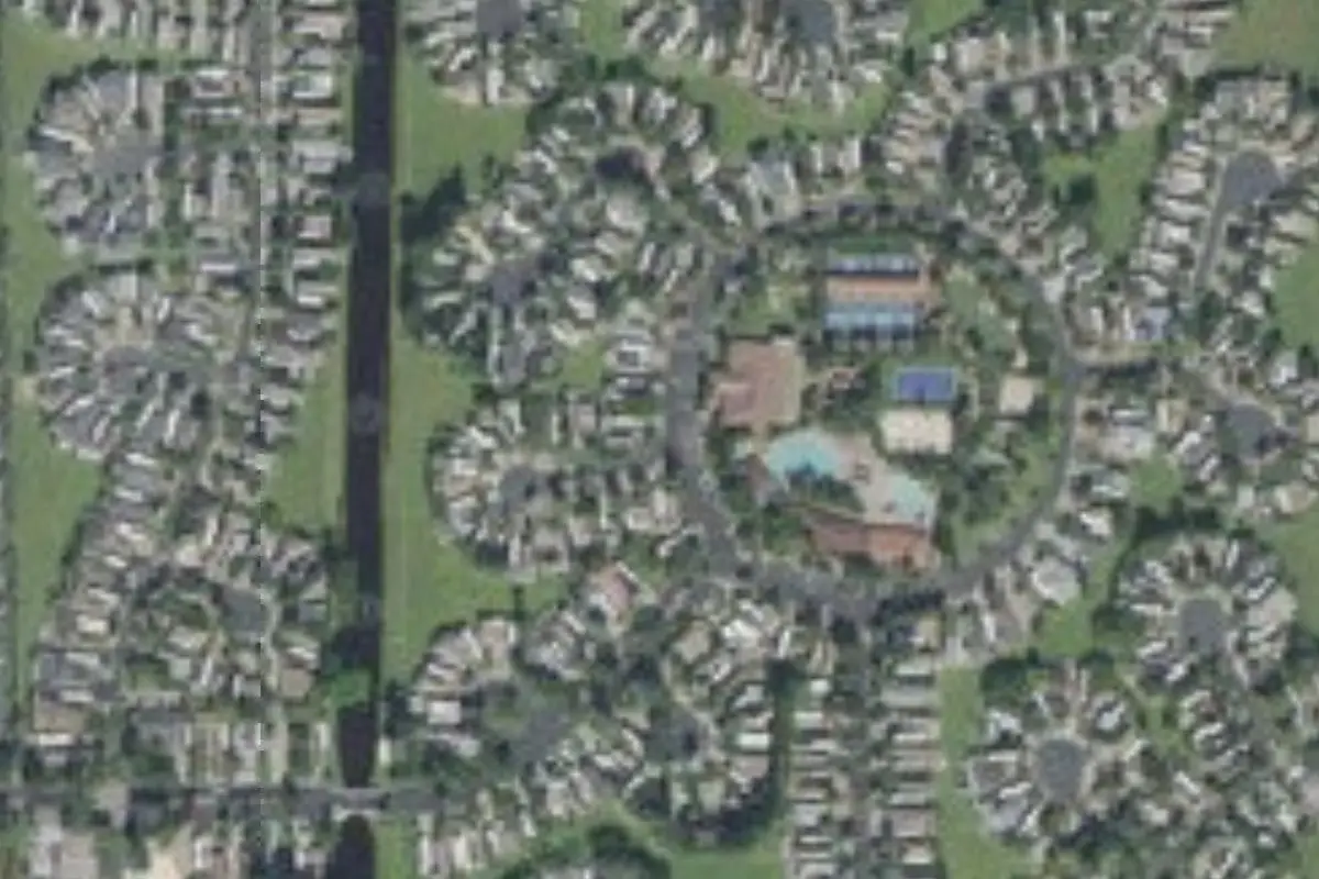 Aerial view of Aztec RV Resort