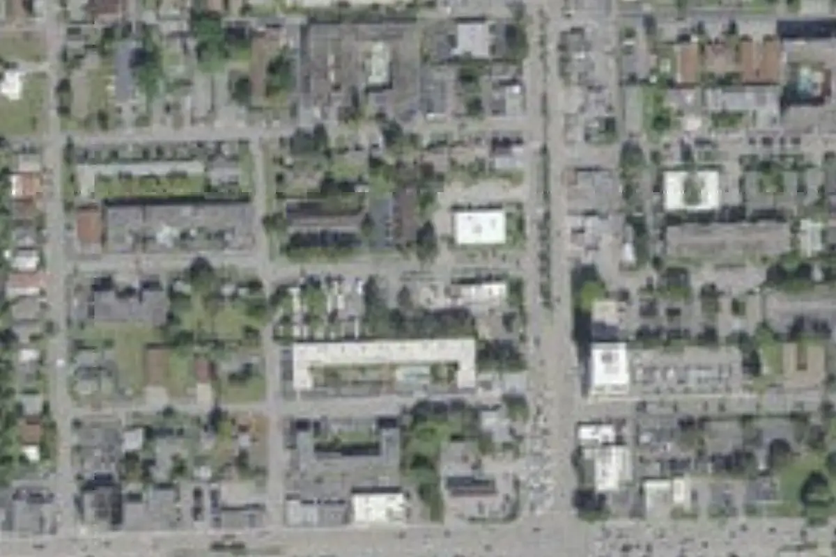 Aerial view of Mickey's Mobile Home Park