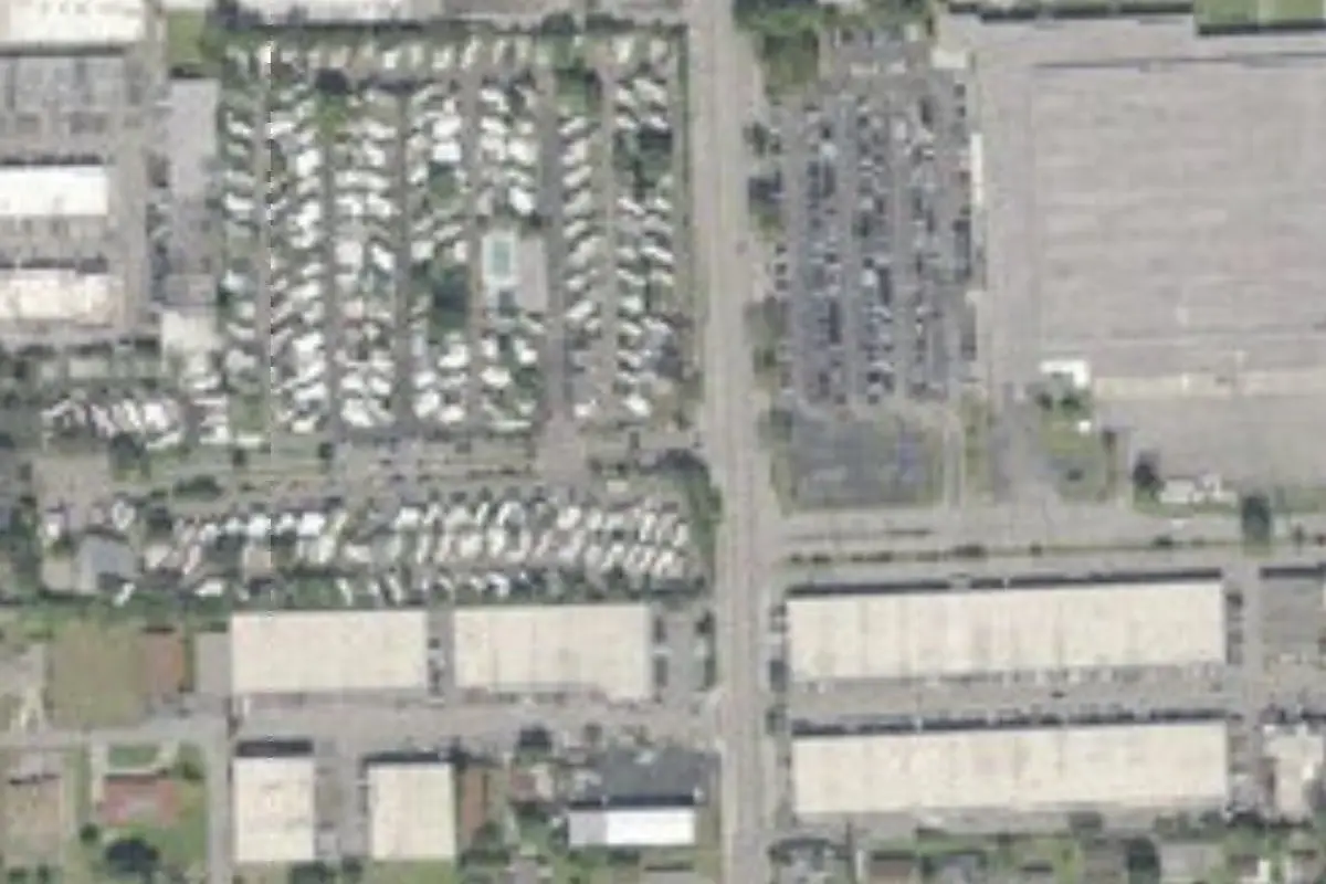 Aerial view of Paradise Island RV Resort