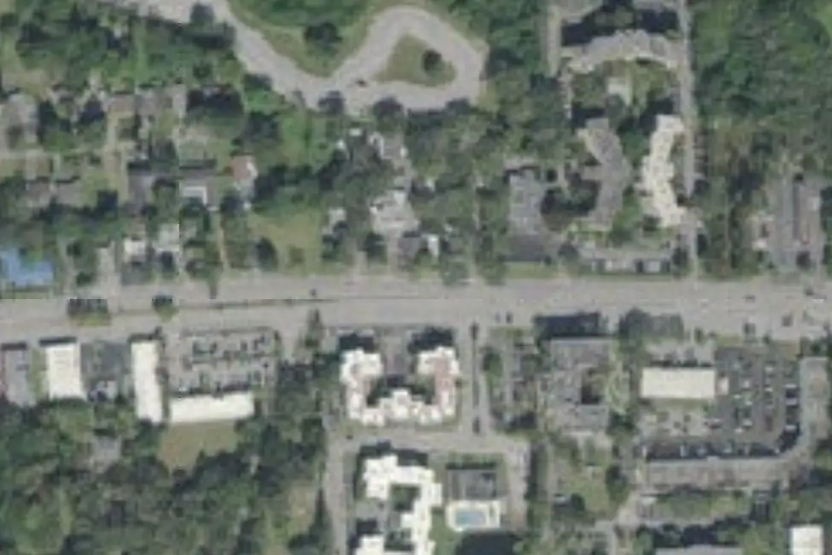 Aerial view of Taylor's Trailer Park