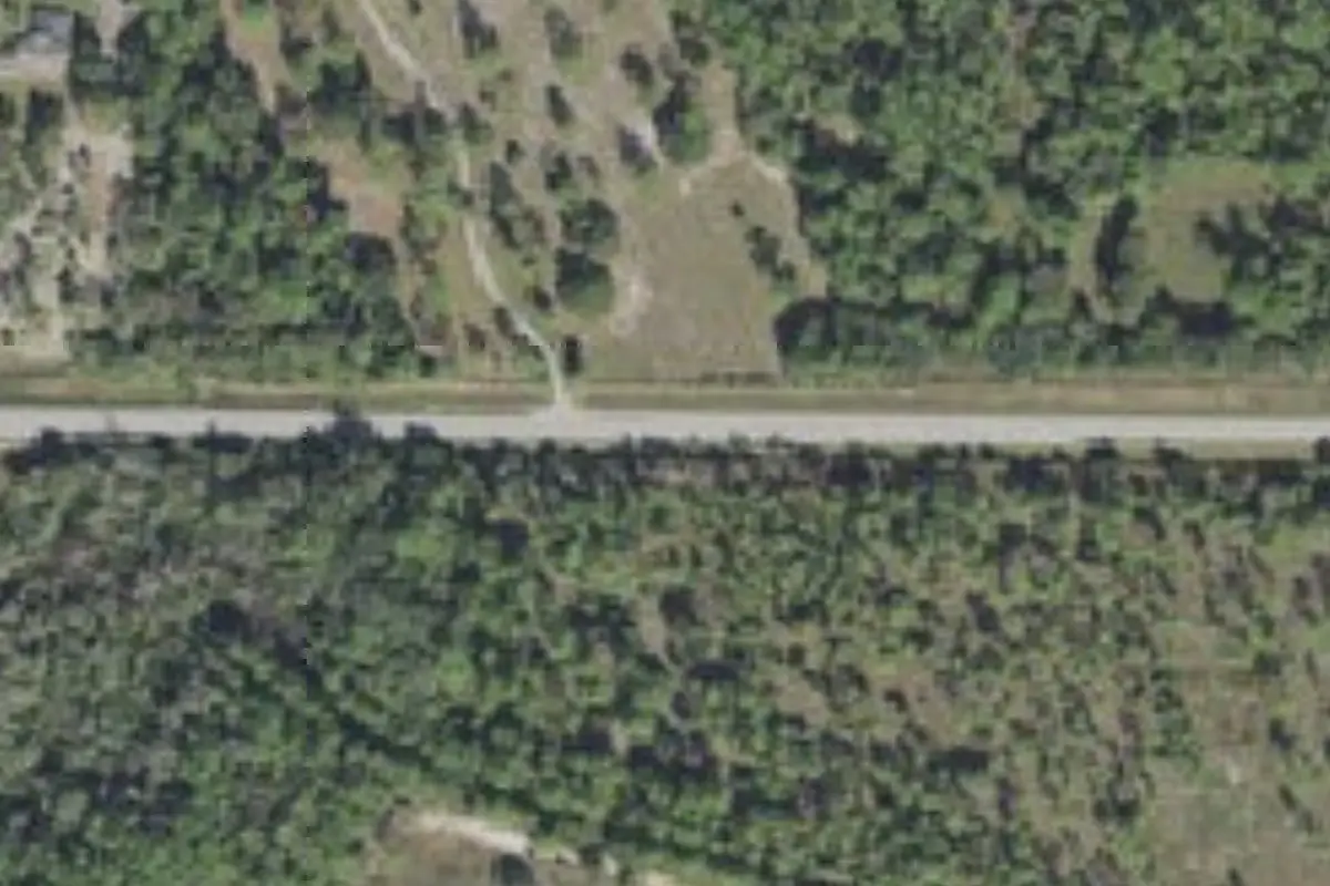 Aerial view of Price-Sanders Scout Reservation (Camp Miles)