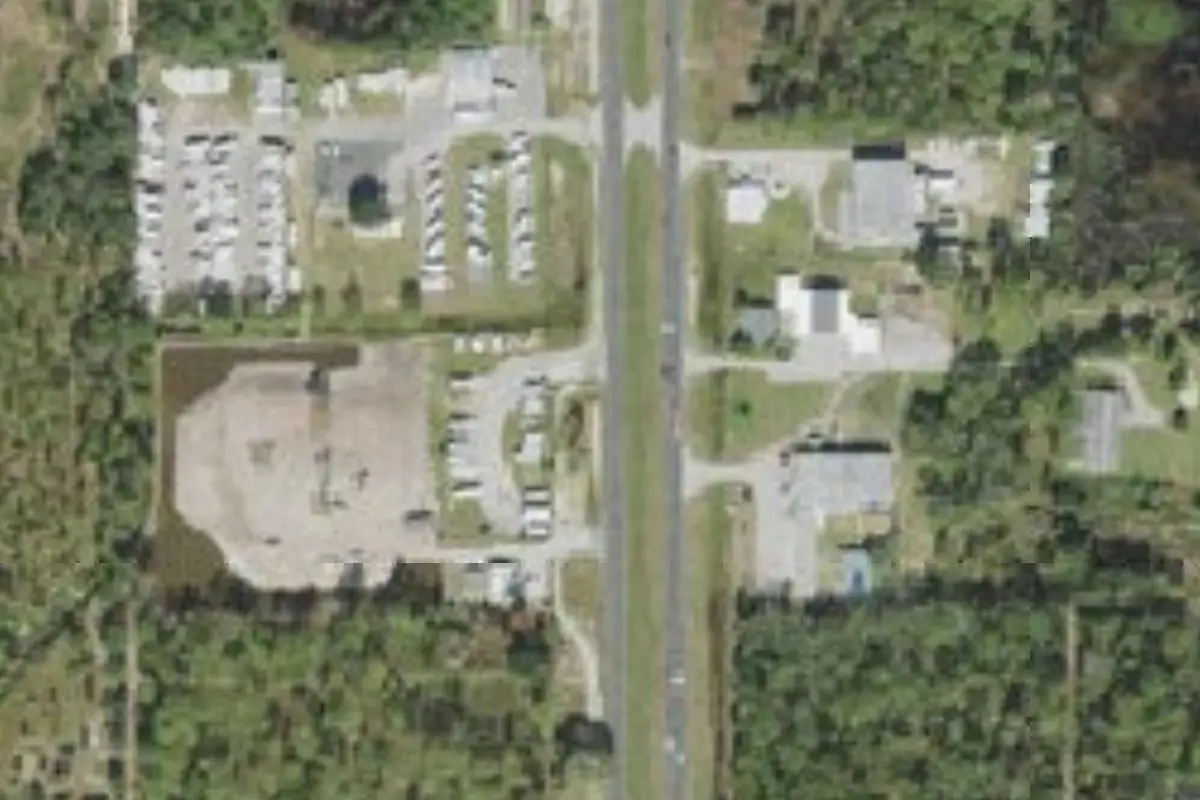 Aerial view of Arrow Family Campground