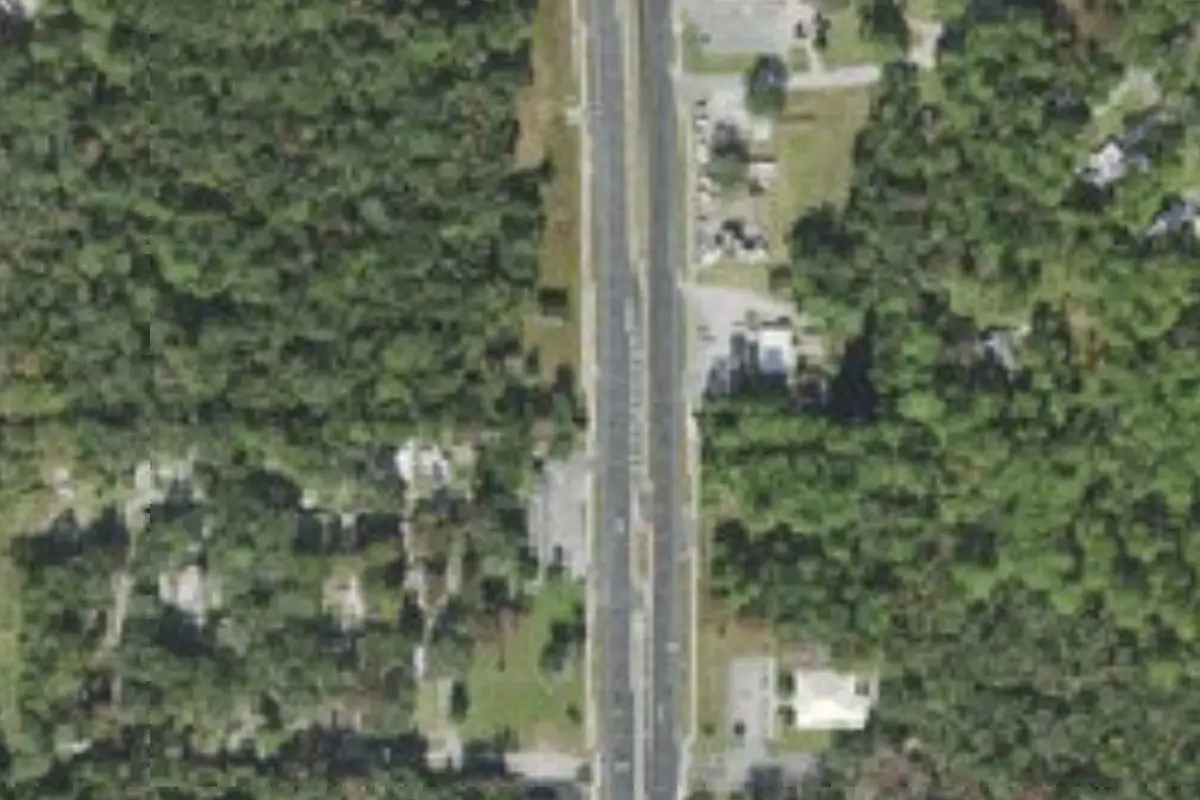 Aerial view of Bell Villa MHP