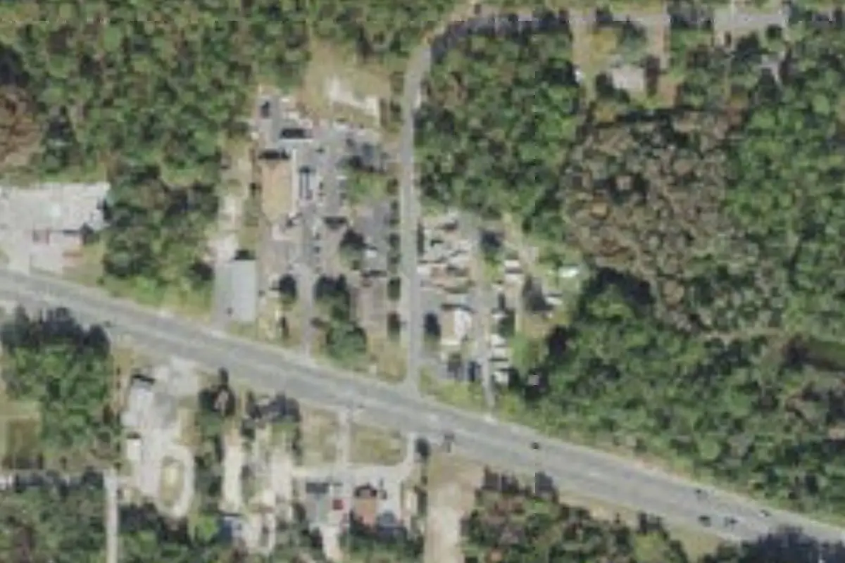 Aerial view of Clam Haven RV