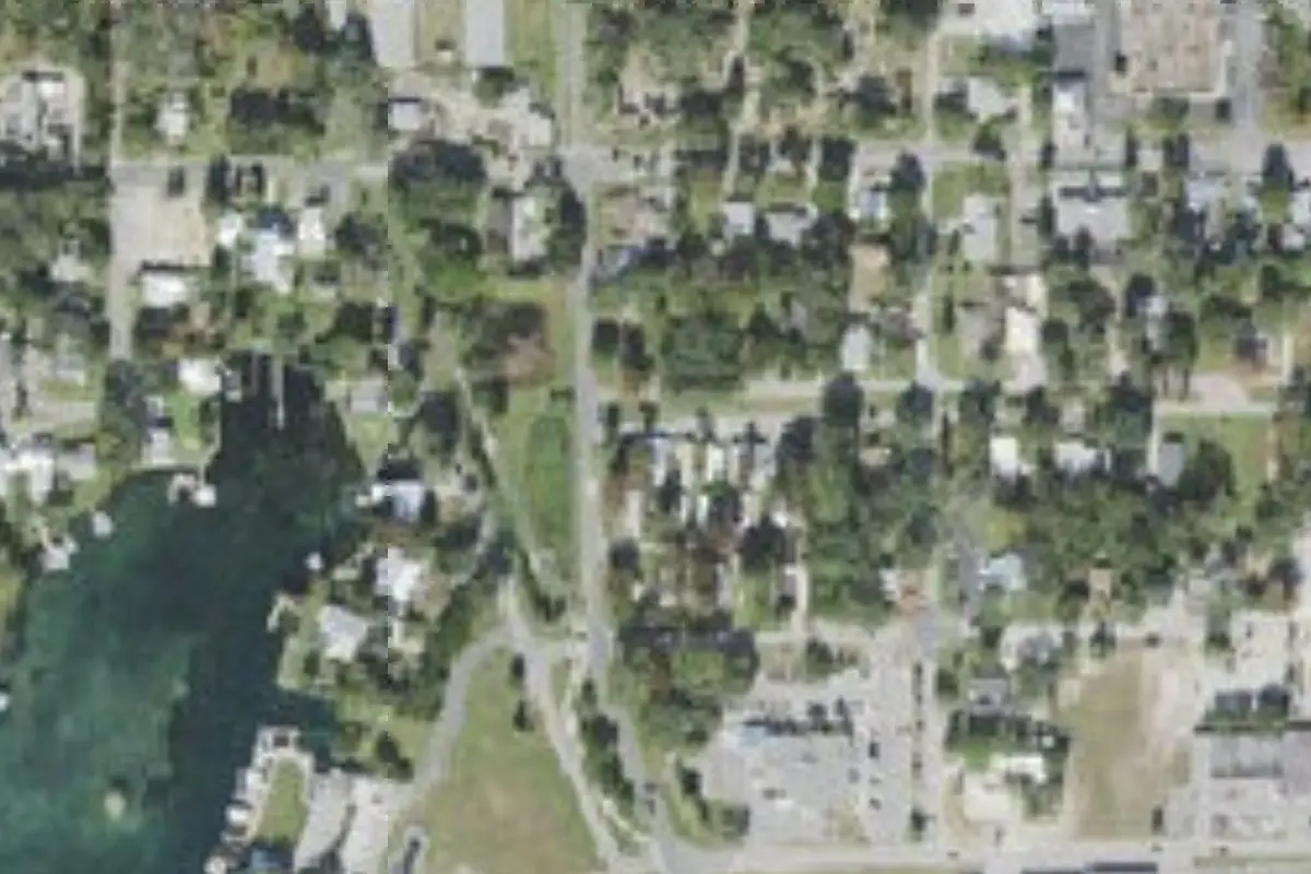 Aerial view of Hunter Springs MHC