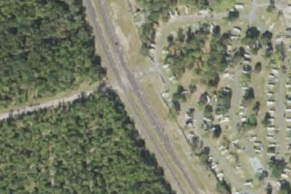 Aerial view of Gulf Coast RV Resort
