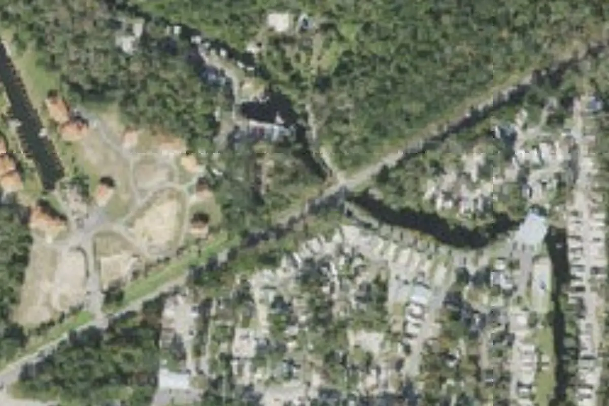 Aerial view of Manatee Campground