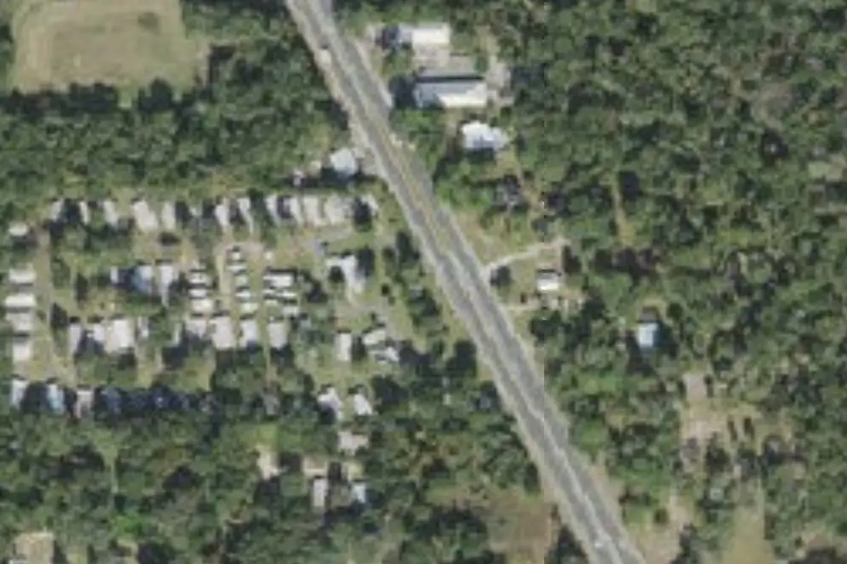 Aerial view of Oasis Mobile Home & RV Park