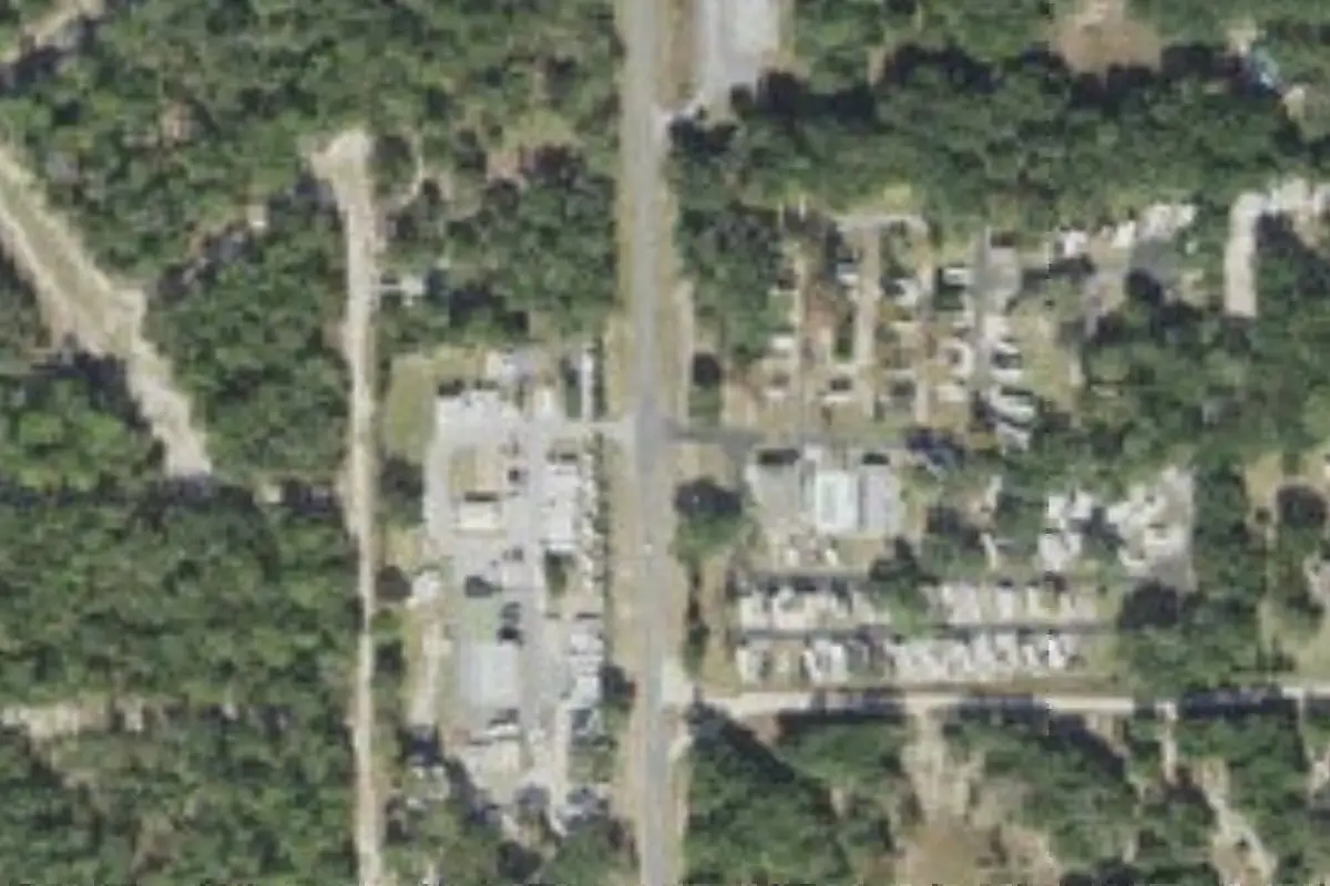 Aerial view of Quail Roost RV Park