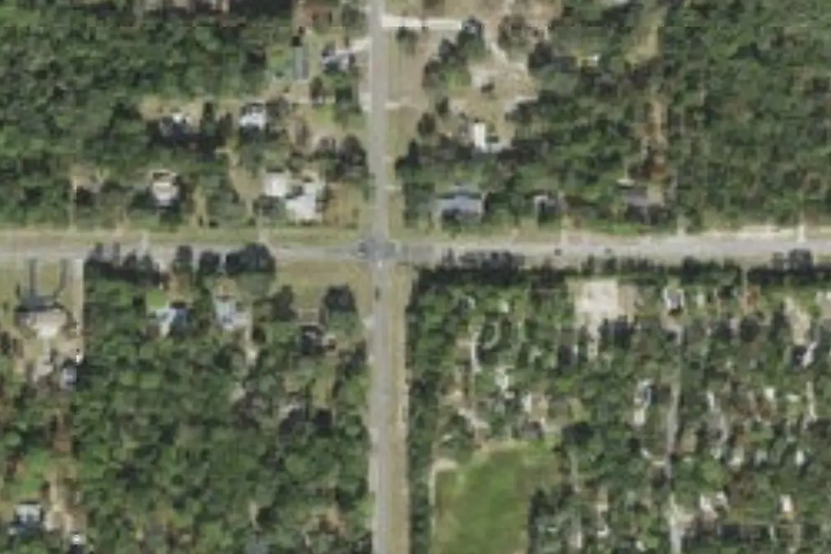 Aerial view of Sun Retreats Crystal River