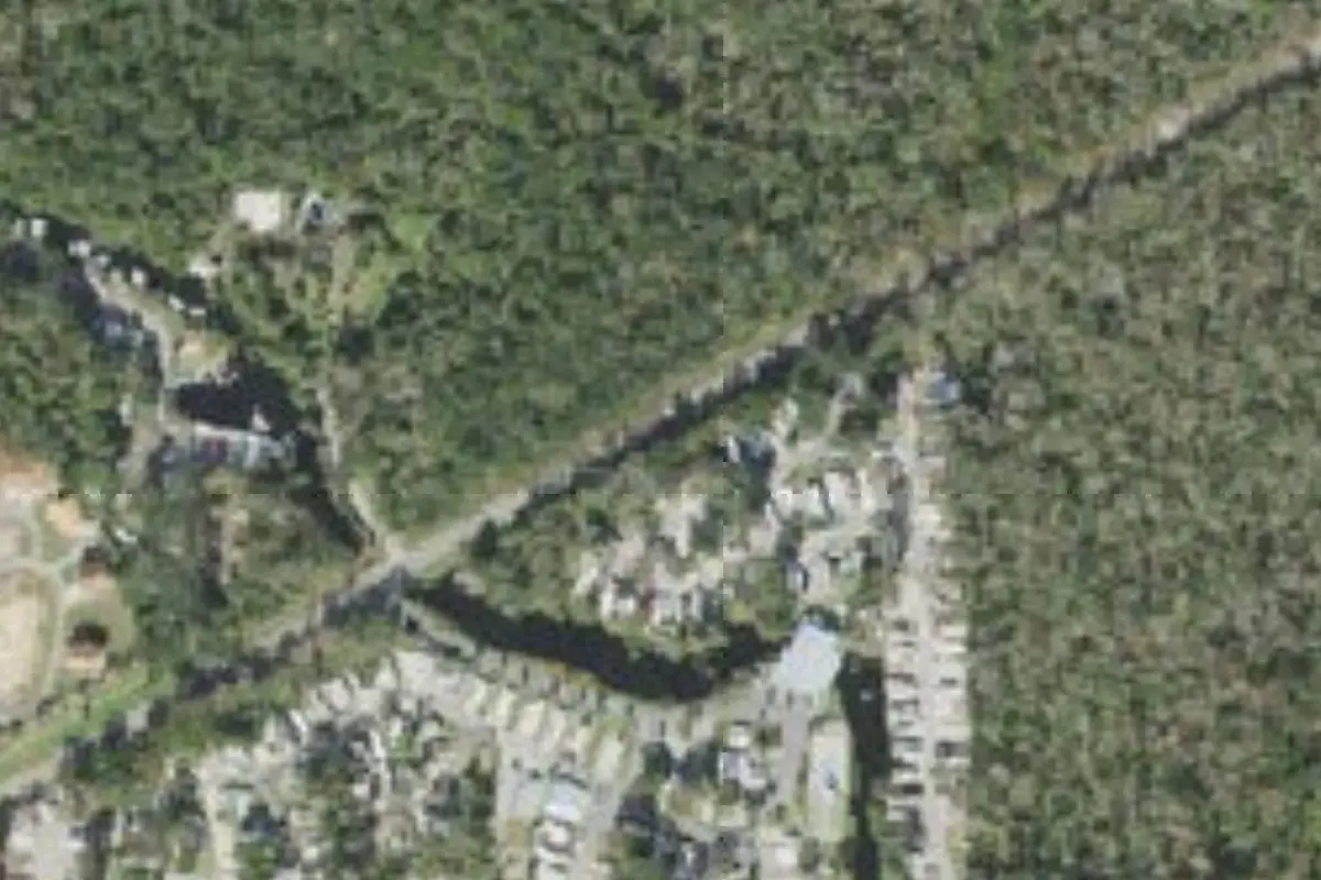 Aerial view of Sun Retreats Homosassa River