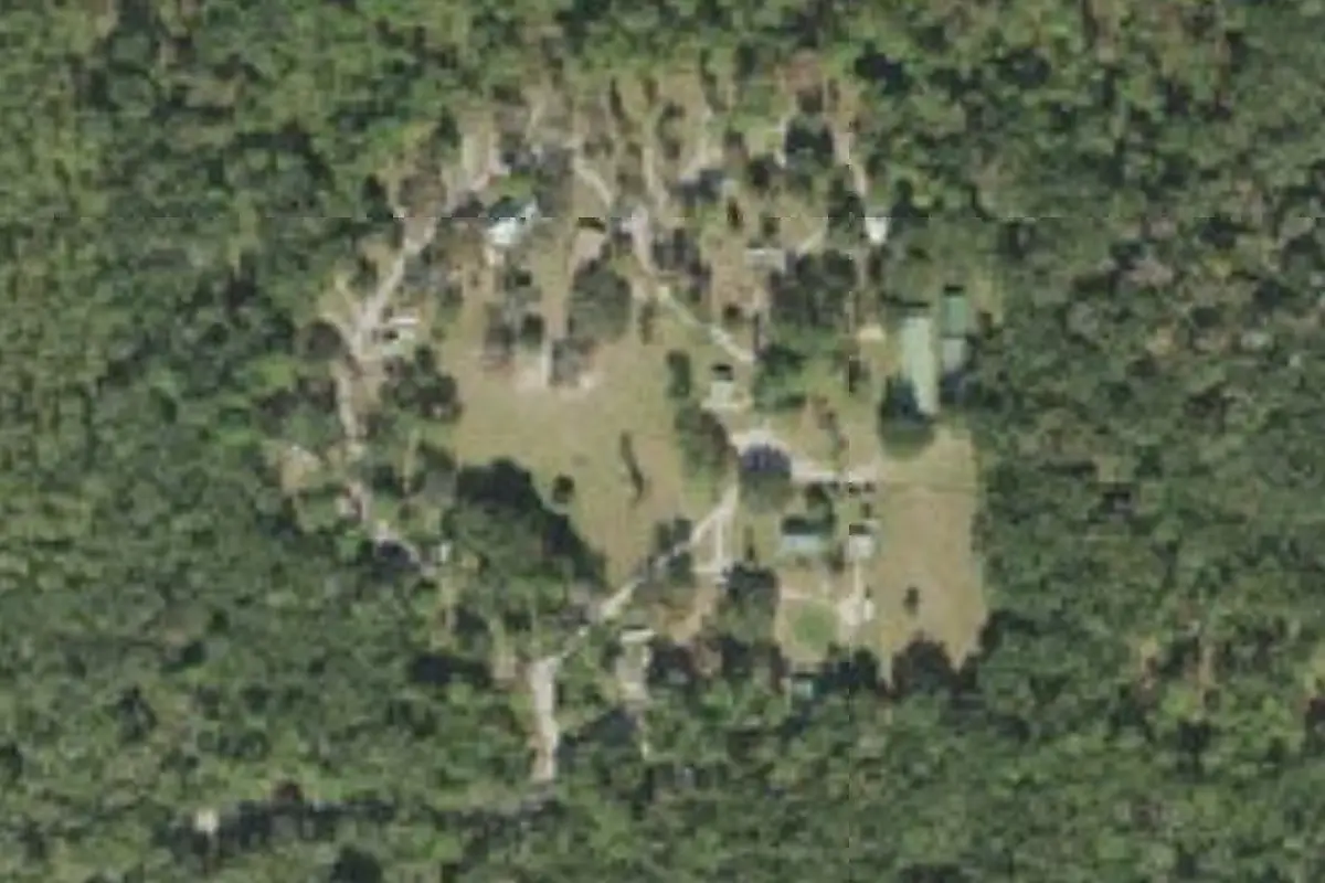 Aerial view of Tillis Hill Equestrian Campground Withlacoochee State Forest (Tillis Hill Recreation Area)