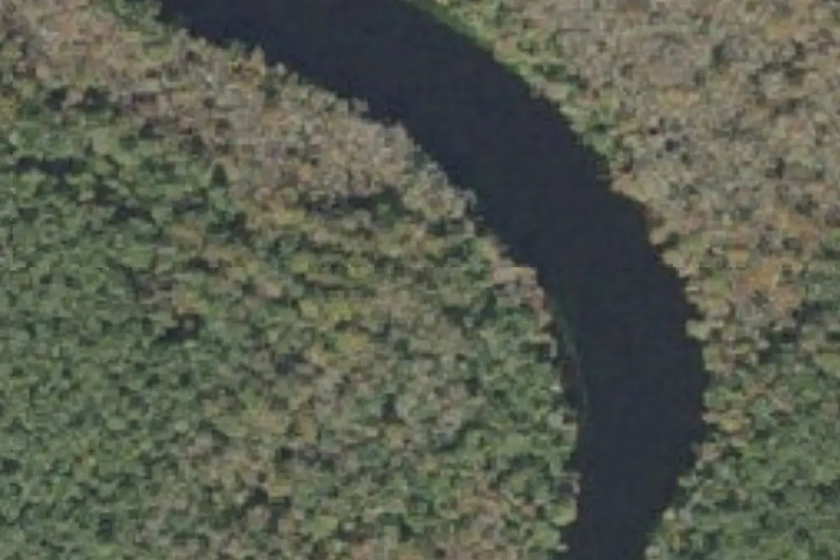 Aerial view of Black Creek Ravines Conservation Area campsites