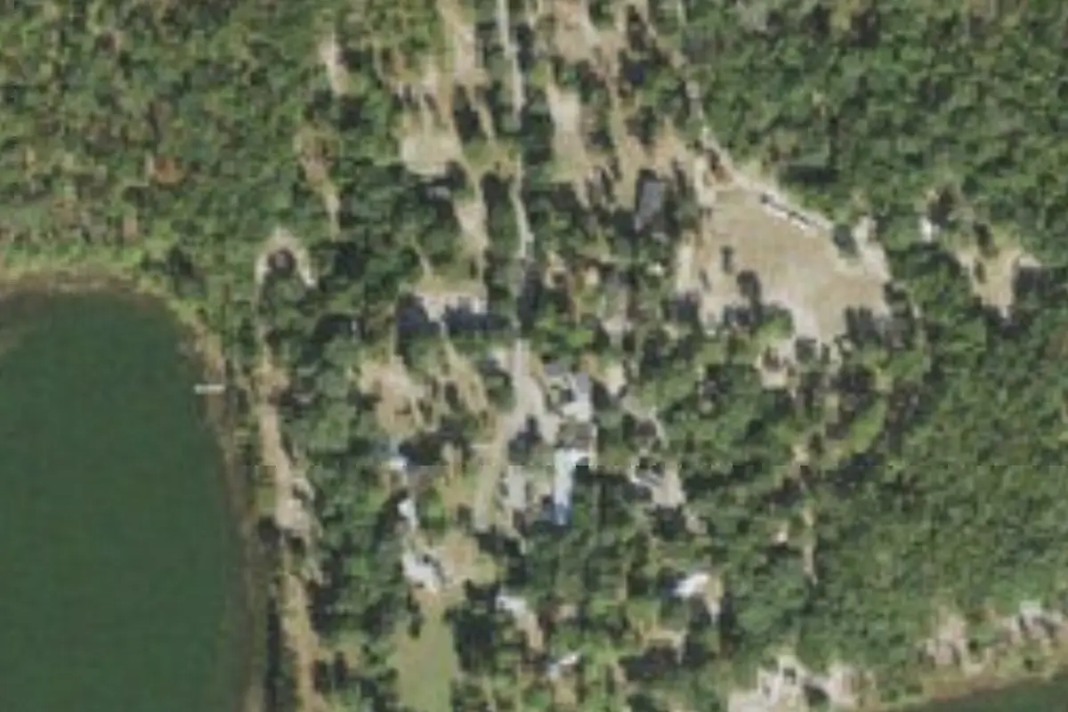 Aerial view of Camp Crystal Lake