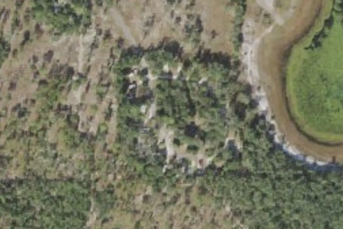 Aerial view of Mike Roess Gold Head Branch State Park