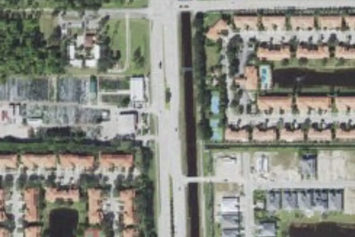 Aerial view of Crystal Lake RV Resort