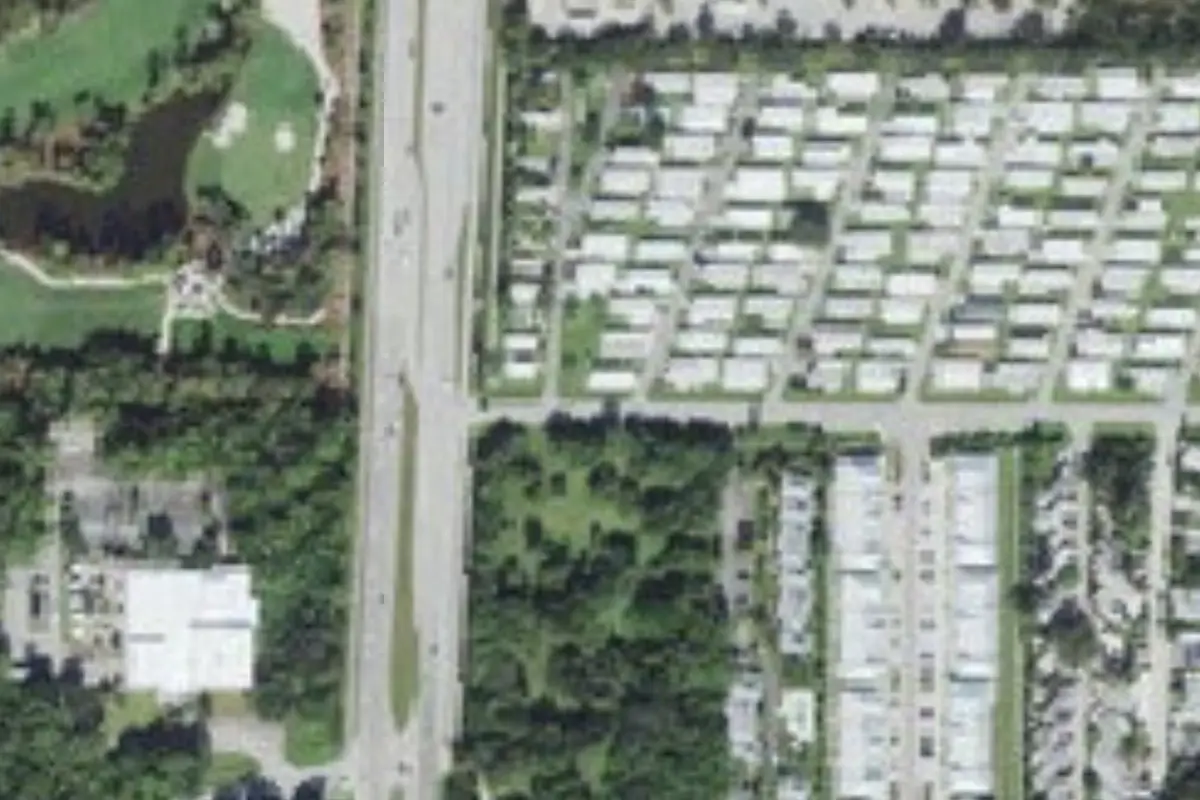 Aerial view of Holiday Manor Co-Op