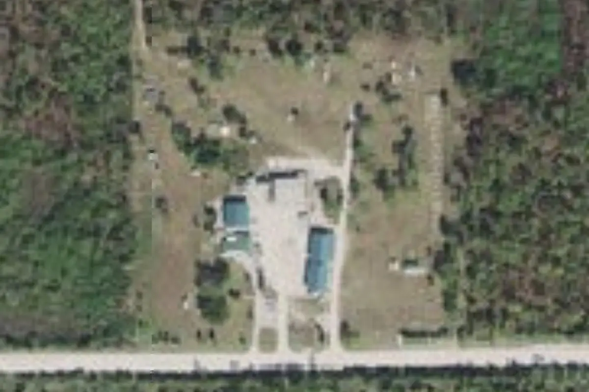 Aerial view of Picayune Strand Horseshoe Primitive Campground