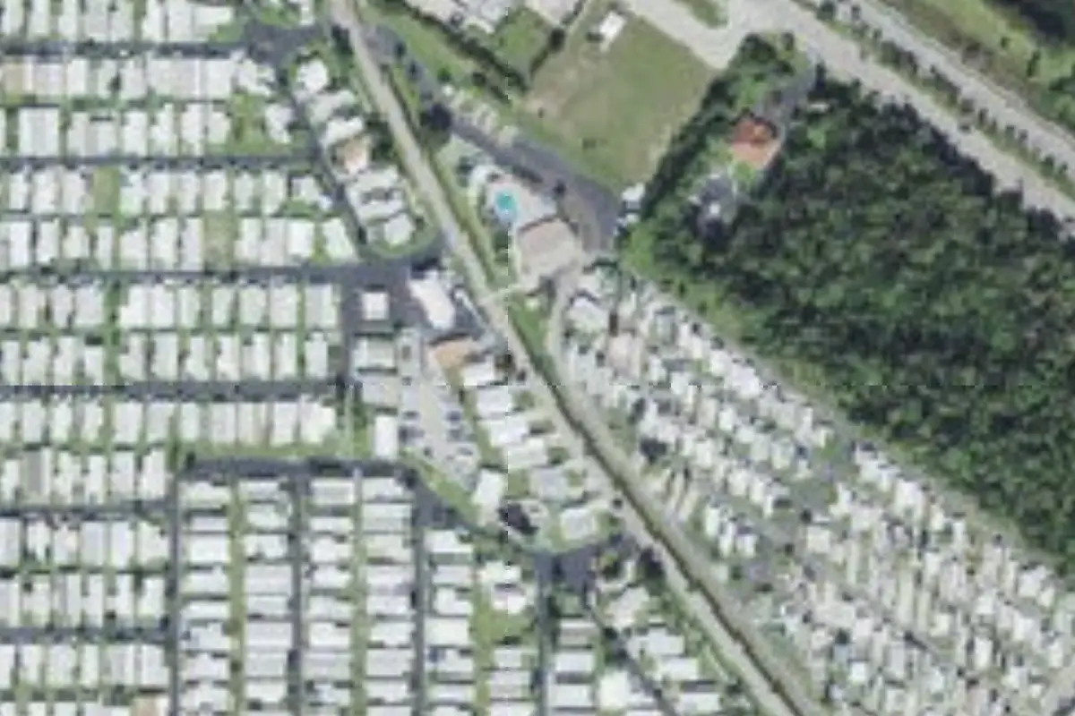 Aerial view of Marco Naples RV Community