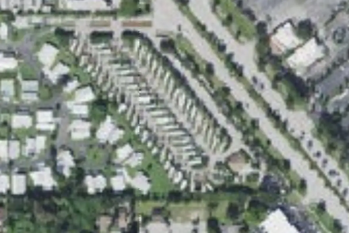 Aerial view of Neapolitan Cove RV Resort