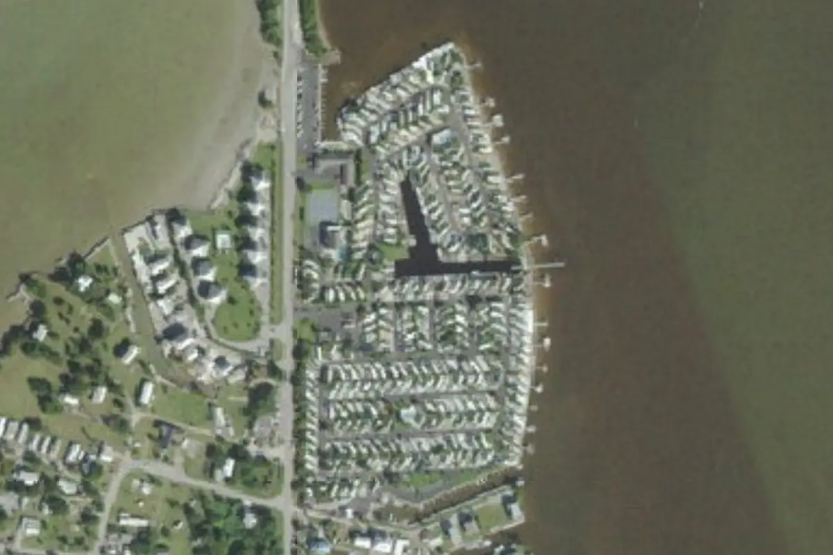 Aerial view of Outdoor Resorts of Chokoloskee