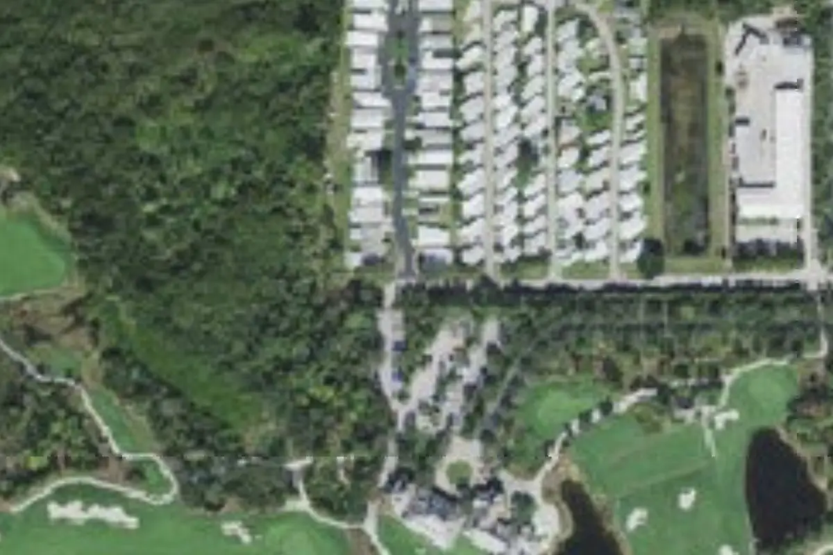 Aerial view of Palm River Village