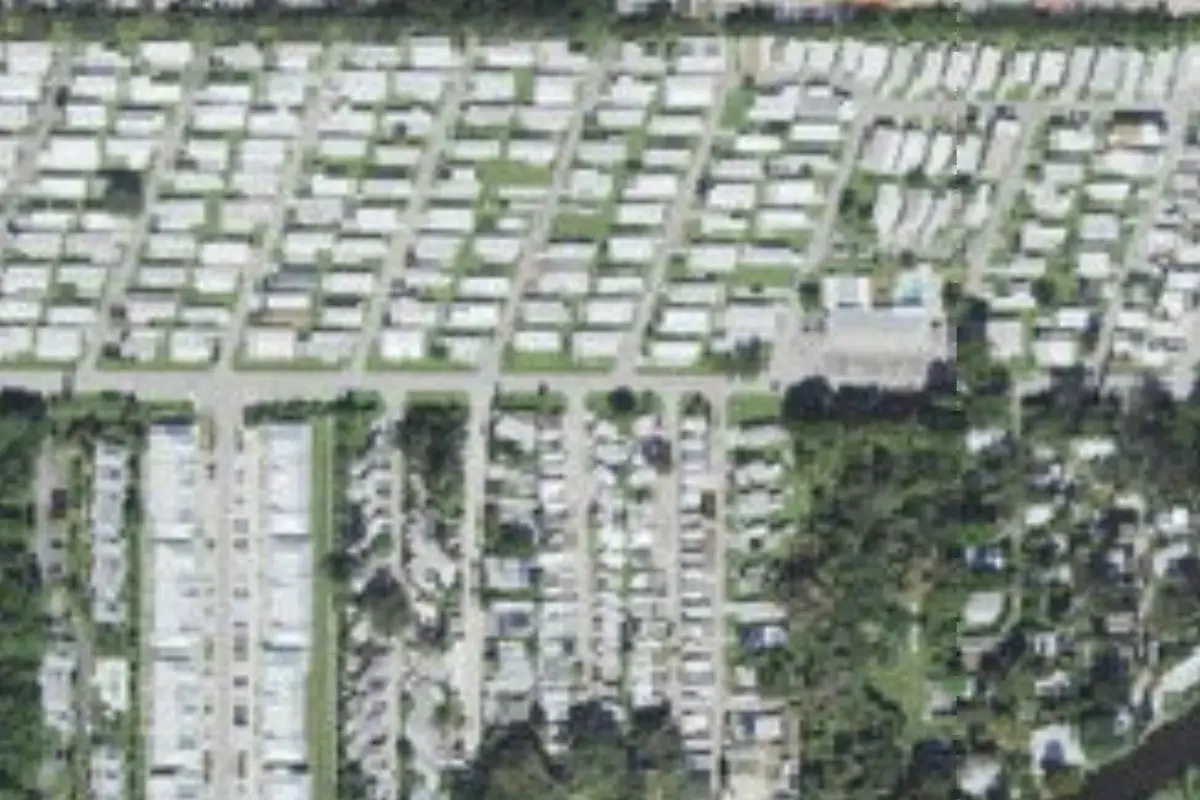 Aerial view of Pelican Creek