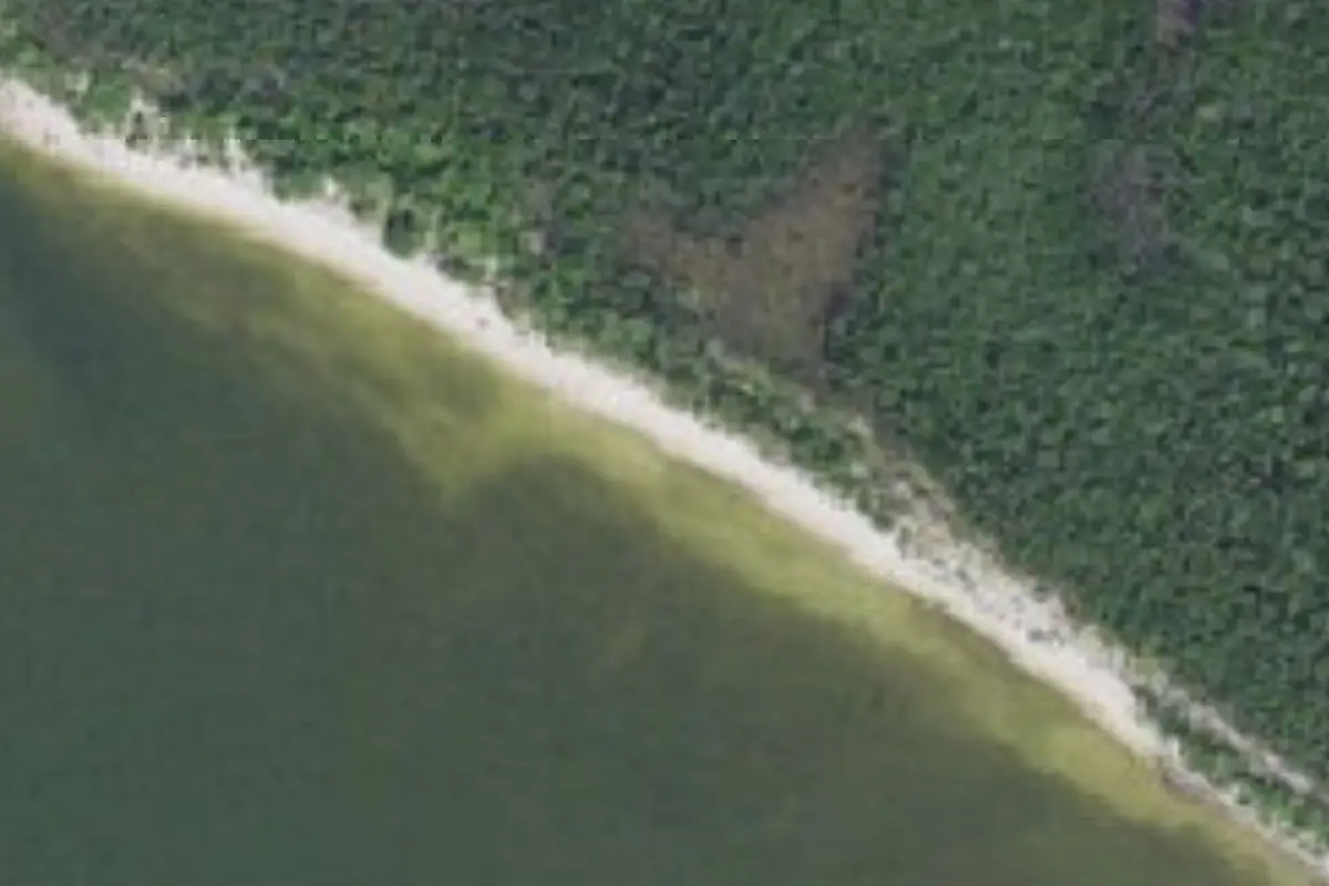 Aerial view of Picnic Key Campsite