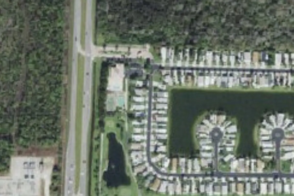 Aerial view of Silver Lakes RV Resort & Golf Club
