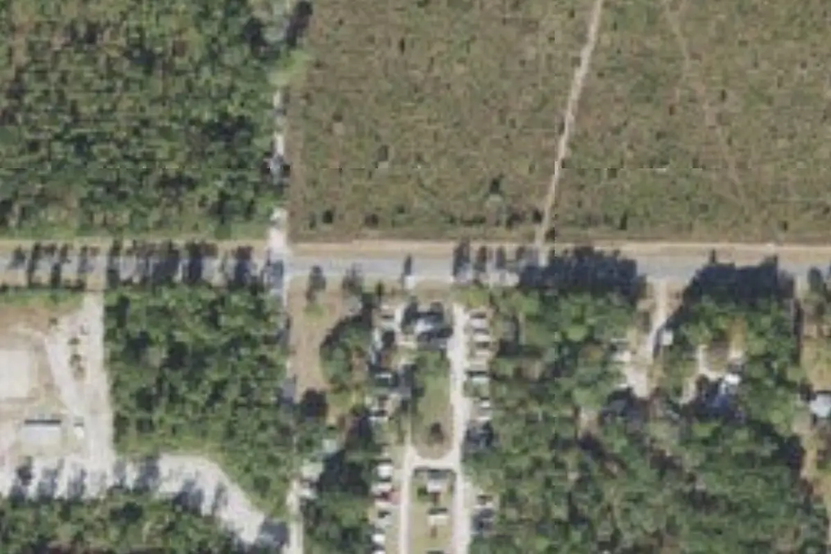 Aerial view of Futter's 4 Oaks RV Park