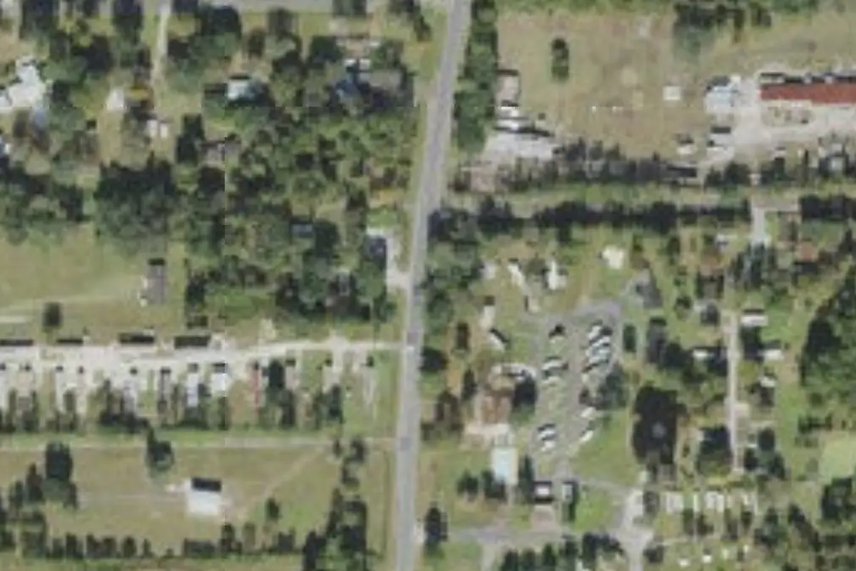 Aerial view of Lake City Campground